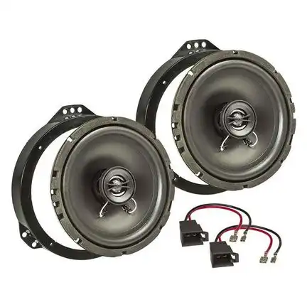 Lautsprecher Einbau Set kompatibel mit Opel Astra Omega Vectra Zafira F B A 165mm 2-Wege Koaxial System TA16.5-PRO