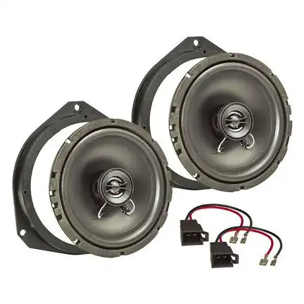 11111Lautsprecher Einbau Set kompatibel mit Opel Astra Corsa Signum Vectra Zafira 165mm 2-Wege Koaxial System TA16.5-PRO