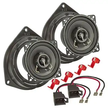 11111Lautsprecher Einbau Set kompatibel mit Opel Astra Corsa Vivaro Zafira 100mm 2-Wege Koaxial System TA10.0-PRO