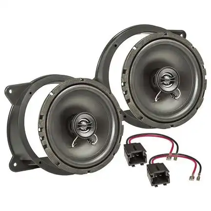 Lautsprecher Einbau Set kompatibel mit Peugeot 207 165mm 2-Wege Koaxial System TA16.5-PRO