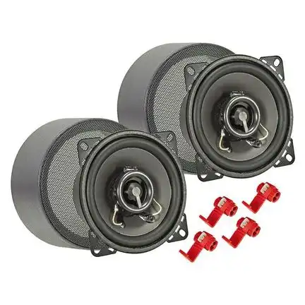 11111Lautsprecher Einbau Set kompatibel mit Renault Twingo 100mm 2-Wege Koaxial System TA10.0-PRO