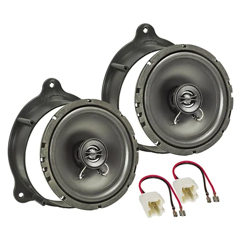 Lautsprecher Einbau Set kompatibel mit Renault Mercedes Citan Kangoo 165mm 2-Wege Koaxial System Pioneer TS-G1720f