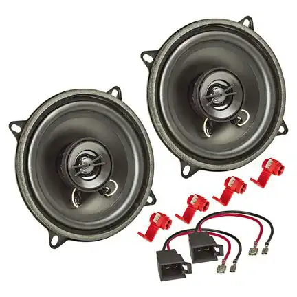 Lautsprecher Einbau Set kompatibel mit Renault Clio Twingo Laguna Master Modus Espace Scenic 130mm 2-Wege Koaxial System TA13.0-PRO