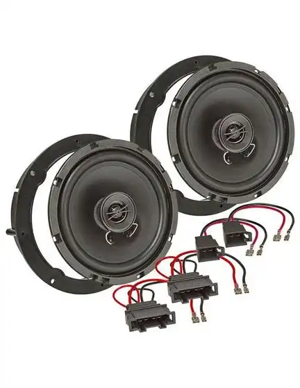 11111Lautsprecher Einbau Set kompatibel mit Seat Altea Mii Ateca Toledo Ibiza 165mm 2-Wege Koaxial System TA16.5-PRO