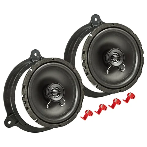 Lautsprecher Einbau Set kompatibel mit Smart ForTwo 453 165mm 2-Wege Koaxial System Pioneer TS-G1720f