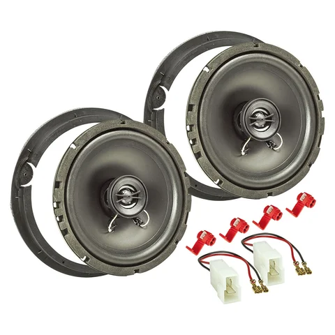 11111Lautsprecher Einbau Set kompatibel mit Suzuki Ignis Balero Swift SX4 165mm 2-Wege Koaxial System Pioneer TS-G1720f