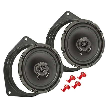 tomzz Audio Lautsprecher Einbau Set kompatibel mit Toyota Corolla MR2 Avensis Prius RAV4 Auris 165mm 2-Wege Koaxial System Pioneer TS-G1720f