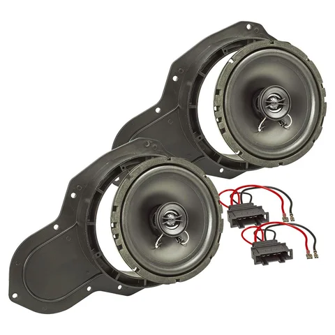 11111Lautsprecher Einbau Set kompatibel mit VW Passat 3C CC 165mm 2-Wege Koaxial System Pioneer TS-G1720f