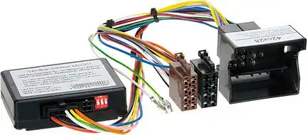 11111Lenkradfernbedienungsadapter kompatibel mit VW Amarok Beetle Caddy Caravelle CC Crafter EOS Fox Golf Jetta Multivan Passat Polo Phaeton Scirocco Sharan T5 T6 Tiguan Touran Touareg UP adaptiert auf Sony