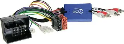 11111ACV Lenkradfernbedienungsadapter kompatibel mit Audi A3 A4 TT Quadlock adaptiert auf JVC