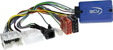 Lenkradfernbedienungsadapter kompatibel mit Dacia Docker Duster Logan Lodgy Sandero ab Bj. 2012 adaptiert auf Chinaradio