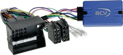 ACV Lenkradfernbedienungsadapter kompatibel mit Ford Focus Fiesta Fusion Mondeo S-Max Transit Kuga C-Max Galaxy mit CAN-BUS adaptiert auf JVC