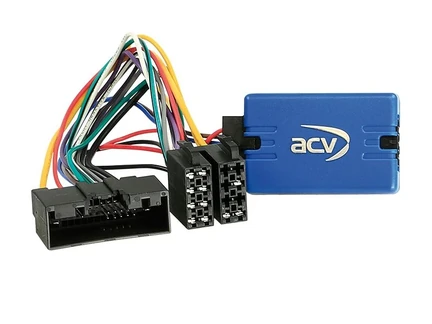 ACV Lenkradfernbedienungsadapter kompatibel mit Ford Transit Transit Custom ohne Display adaptiert auf Blaupunkt
