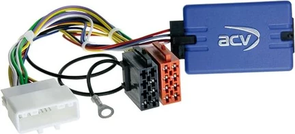 ACV Lenkradfernbedienungsadapter kompatibel mit Nissan Micra Navara Pathfinder Qashqai X-Trail ab Bj. 2007 adaptiert auf Alpine