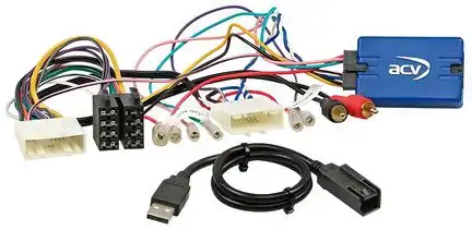 11111Lenkradfernbedienungsadapter kompatibel mit Nissan Qashqai Acenta X-Trail (J11) (T32) adaptiert auf Clarion