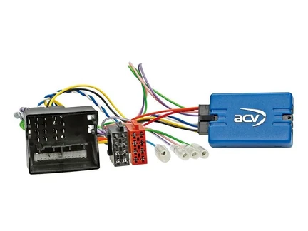 ACV Lenkradfernbedienungsadapter kompatibel mit Porsche Cayenne Bj. 2007 - 2010 adaptiert auf JVC