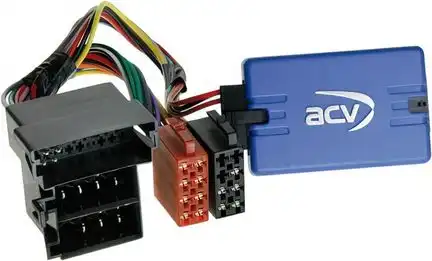 11111Lenkradfernbedienungsadapter kompatibel mit Renault Laguna Modus Kangoo Trafic Clio Megane Scenic mit seperatem Display adaptiert auf Pioneer