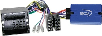 ACV Lenkradfernbedienungsadapter kompatibel mit Opel Astra Corsa Vectra Tigra Antara CAN-Bus + Quadlock adaptiert auf Blaupunkt