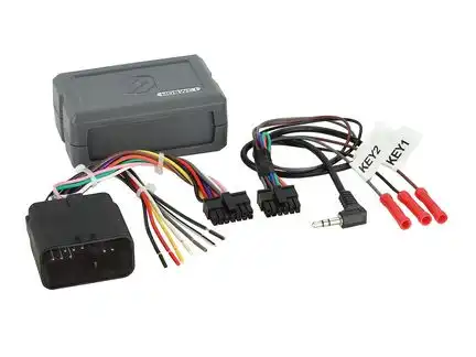 11111Lenkradfernbedienungsadapter kompatibel mit Harley Davidson Roadglide Street Glide 23Pin adaptiert auf Diverse Radio Hersteller