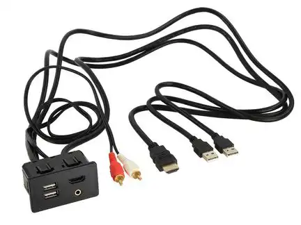 ACV USB AUX / USB Relacement Adapter kompatibel mit Ford F150 Mustang 