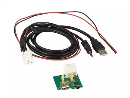 11111ACV AUX / USB Relacement Adapter kompatibel mit Hyundai i10 i20 i40 ix35 ix20 Genesis