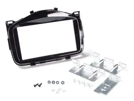 11111CHP Radioblende kompatibel mit Toyota Aygo 2-DIN Piano Lack schwarz ab Bj. 2014