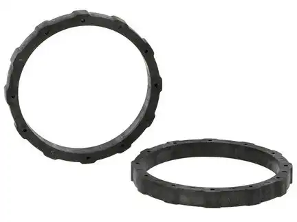 11111SOLID Lautsprecher Distanzringe massiv Höhe 18mm adaptiert auf 165er Lautsprecher