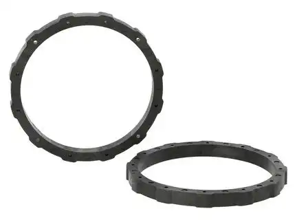 11111SOLID Lautsprecher Distanzringe massiv Höhe 15mm adaptiert auf 165er Lautsprecher