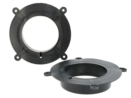 CHP Solid Lautsprecher Adapterringe kompatibel mit Mazda 3 6 CX-5 Türe Front adaptiert auf 165er Lautsprecher