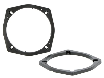 CHP Lautsprecher Adapterringe kompatibel mit Mitsubishi Colt Z30 2005-2013 adaptiert auf 165er Lautsprecher