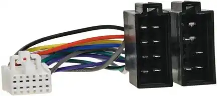 11111Autoradio Adapter Kabel kompatibel mit Panasonic Radio adaptiert von 12 polig auf ISO (f)