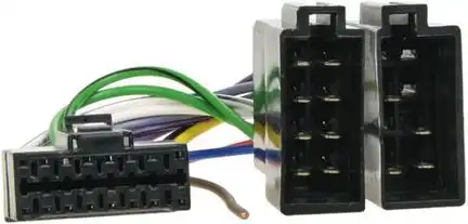11111Autoradio Adapter Kabel kompatibel mit Panasonic Radio adaptiert von 16 polig auf ISO (f)