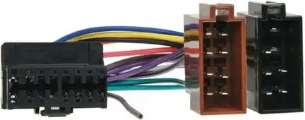 Radioanschlusskabel passend für Pioneer Radios 16 polig auf ISO. 