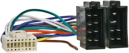 Radioanschlusskabel passend für Pioneer Radios 16 polig auf ISO. 