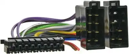 Radioanschlusskabel kompatibel mit Sony Radios 17 polig auf ISO 