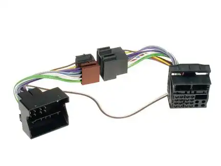 ACV T-Kabel ISO kompatibel mit BMW Landrover Mini 1er 3er 5er 6er 7er X1 X3 X5 X6 Z4 Z8 zur Einspeisung von Freisprecheinrichtung ISO Verstärker usw.