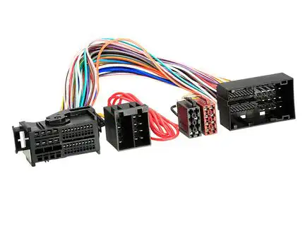 11111T-Kabel ISO kompatibel mit Alfa Romeo Citroen Dodge Fiat Jeep Peugeot Lancia Giuletta MiTo Jumper Charger Ram 500 Ducato Cherokee Boxer uvm. zur Einspeisung von Freisprecheinrichtung ISO Verstärker usw.