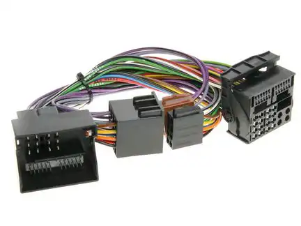 11111ACV T-Kabel ISO kompatibel mit Ford mit Quadlock zur Einspeisung von Freisprecheinrichtung ISO Verstärker usw. 40 Pin voll belegt