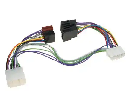 T-Kabel ISO kompatibel mit Acura Honda Suzuki Opel Nissan Fiat Jazz Fit Civic Pixo Agila Ignis Jimny Swift uvm. zur Einspeisung von Freisprecheinrichtung ISO Verstärker usw.