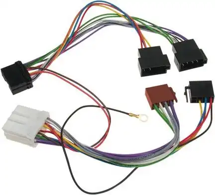 11111T-Kabel ISO kompatibel mit Mitsubishi ab 1995 zur Einspeisung von Freisprecheinrichtung ISO Verstärker usw.