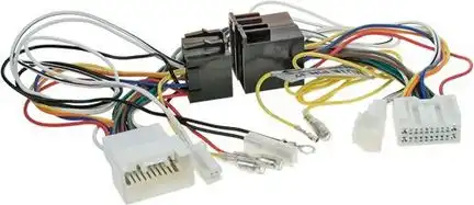 11111ACV T-Kabel ISO kompatibel mit Mitsubishi mit Rockford o Navi ab 2007 zur Einspeisung von Freisprecheinrichtung ISO Verstärker usw.