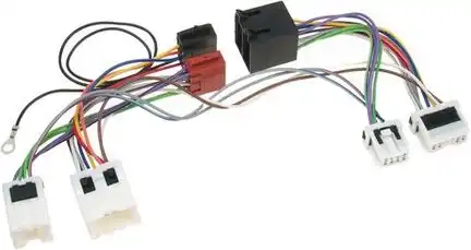 11111T-Kabel ISO kompatibel mit Nissan Infiniti Almera Armada Maxima Pathfinder Patrol Pulse X-Trail Frontier Micra Murano Navara Terrano zur Einspeisung von Freisprecheinrichtung ISO Verstärker usw.