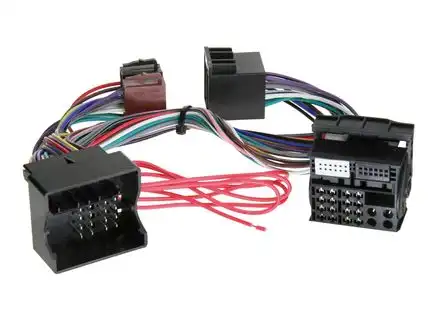 11111T-Kabel ISO kompatibel mit Opel Suzuki Agila Antara Astra Combo Corsa GTC Meriva Movano Signum Tigra Twin Top Vectra Vivaro Zafira Wagon R 40 PIN Quadlock voll belegt