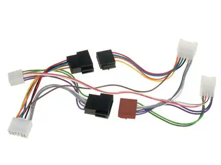 11111T-Kabel ISO kompatibel mit Toyota Citroen Daihatsu Peugeot Lexus Subaru VW zur Einspeisung von Freisprecheinrichtung ISO Verstärker usw.