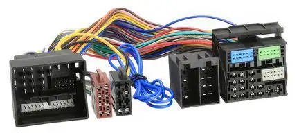 11111T-Kabel ISO kompatibel mit Audi Seat Skoda MAN VW A1 A3 A4 A5 A6 Q3 Octavia Fabia Golf Passat Sharan Beetle Leon Ibiza Multivan uvm. Power Quadlock 52pin voll belegt