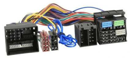 ACV T-Kabel ISO kompatibel mit Audi Seat Skoda MAN VW A1 A3 A4 A5 A6 Q3 Octavia Fabia Golf Passat Sharan Beetle Leon Ibiza Multivan uvm. Power Quadlock 52pin voll belegt