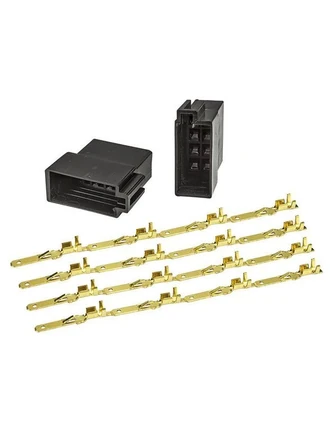 Stecker Montageset ISO (f) inklusive Kontakte für Autoradiokabel