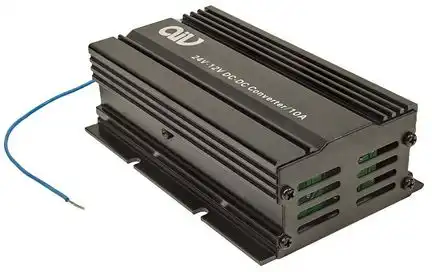 Spannungswandler Inverter 10A für LKW Boot Bus Wohnmobil adaptiert von 24 Volt auf 12 Volt