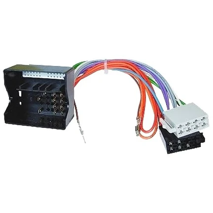 Autoradio Adapter Kabel kompatibel mit Mercedes Smart VW mit Werksradio Audio 20/30 adaptiert von Quadlock auf ISO (m)