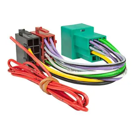 11111Autoradio Adapter Kabel kompatibel mit Fiat Ducato 8 adaptiert von 12 Pin Fiat Stecker auf ISO (m)